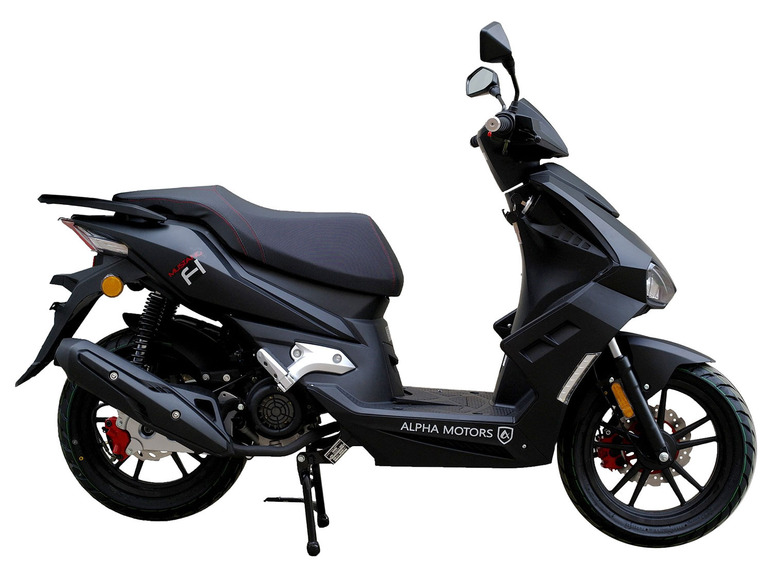 Alpha Motors Motorroller Mustang FI 125 ccm 85 km/h EURO 5, mattschwarz