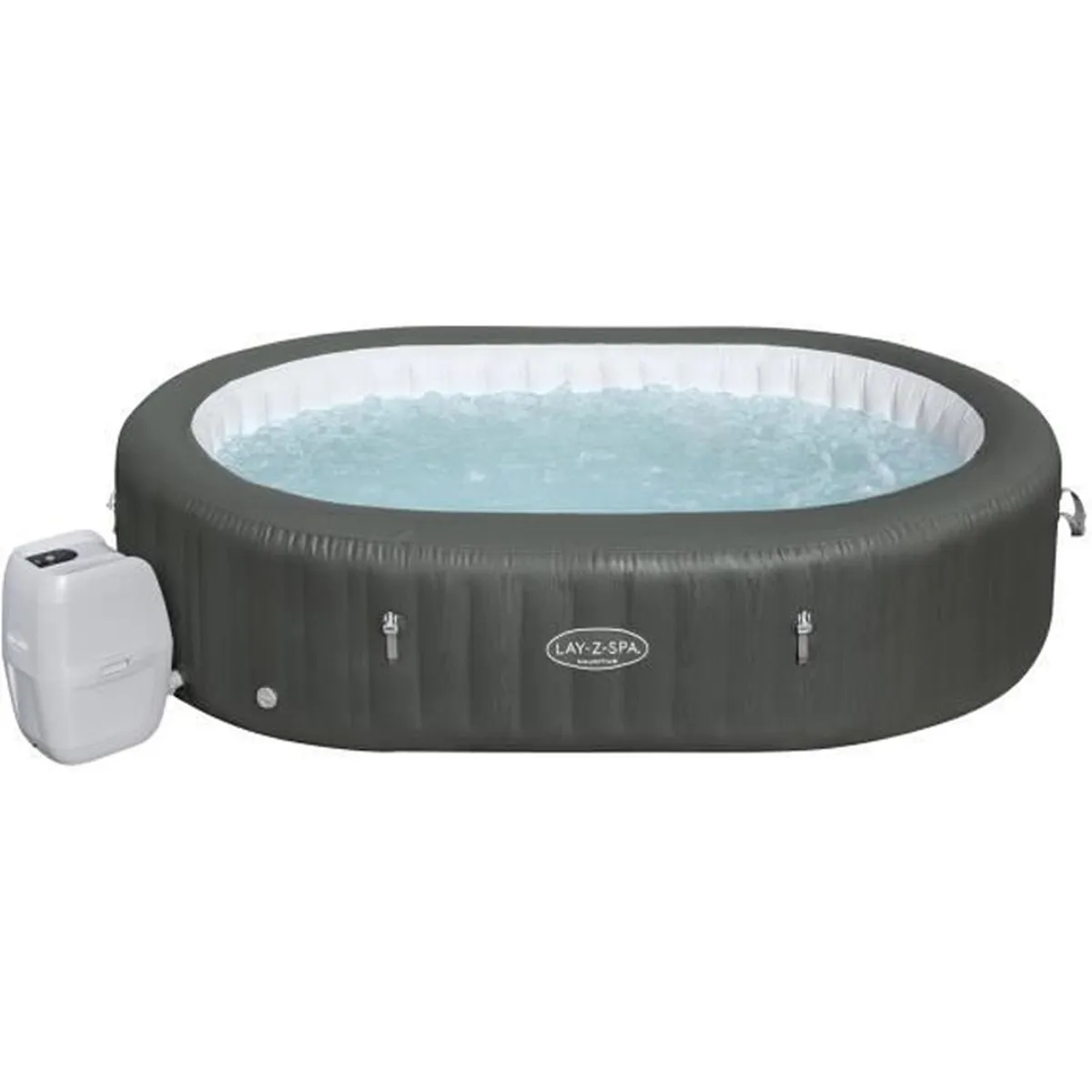 Spa gonflable BESTWAY - Lay-Z-Spa Mauritius - 270 x 180 x 71 cm - 5 à 7 places - Ovale (Couverture, cartouche et diffuseur)