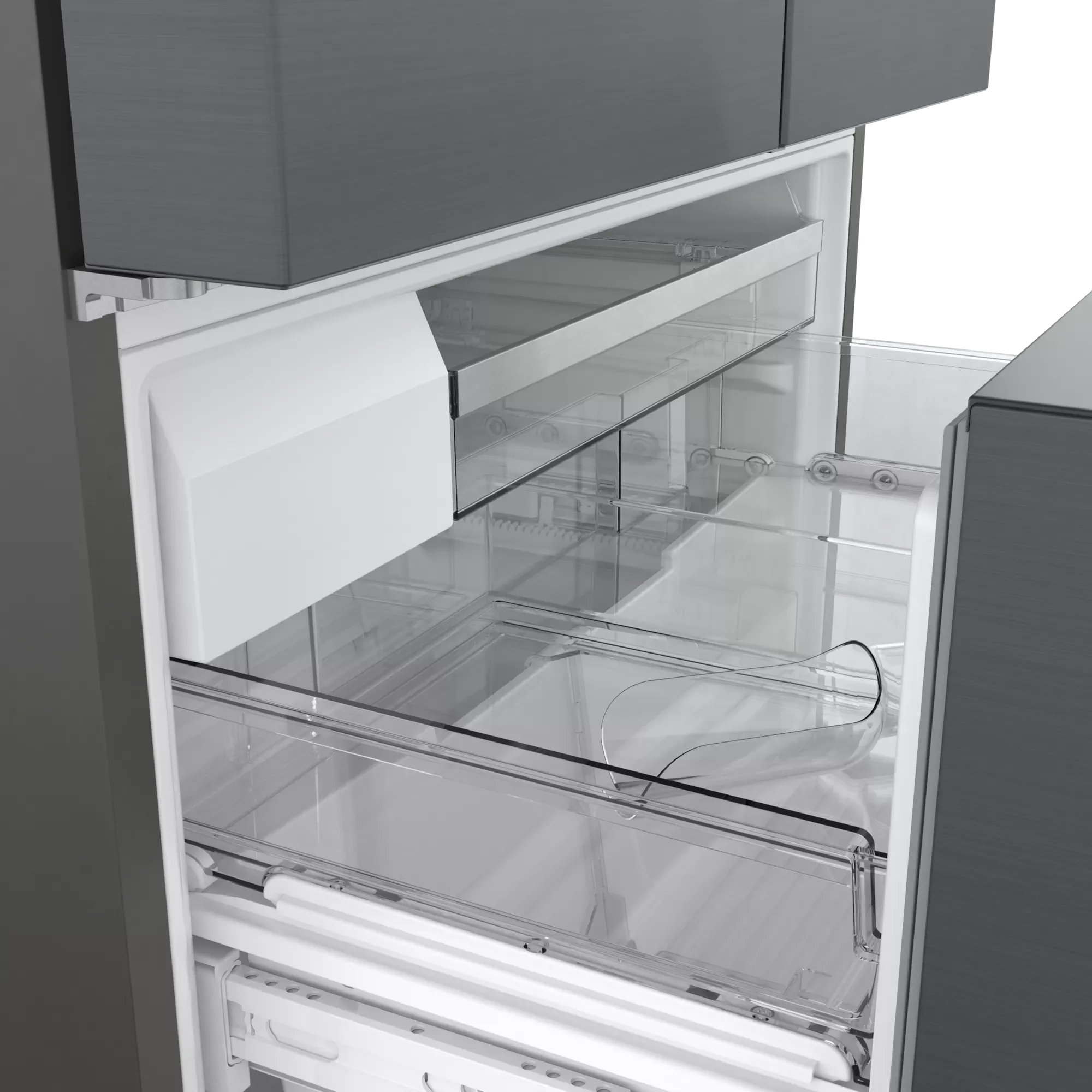 Bosch B36CT80SNB 800 Series French Door Bottom Mount Refrigerator 36'' Black Stainless Steel