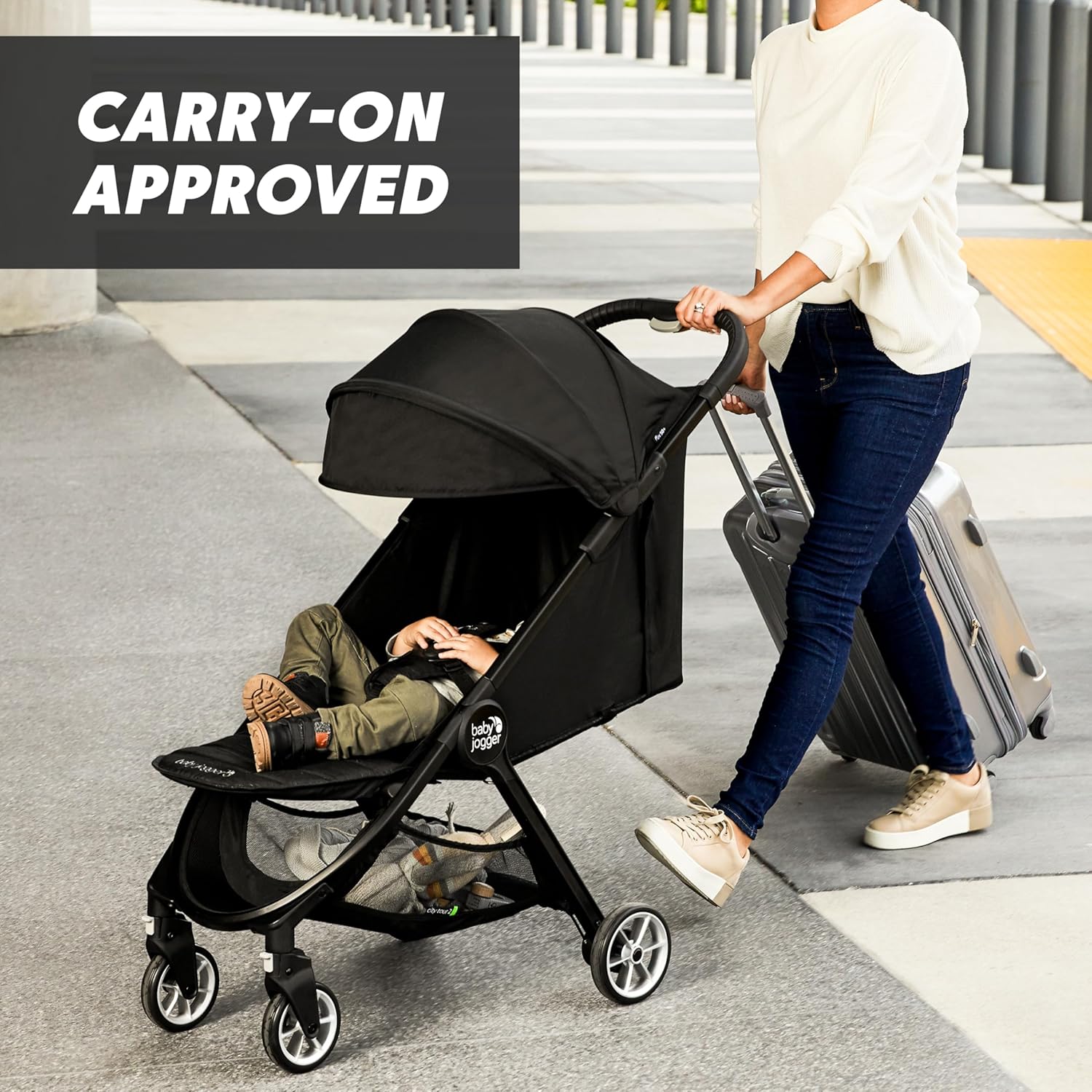 Baby Jogger City Tour 2 Single Stroller, Jet