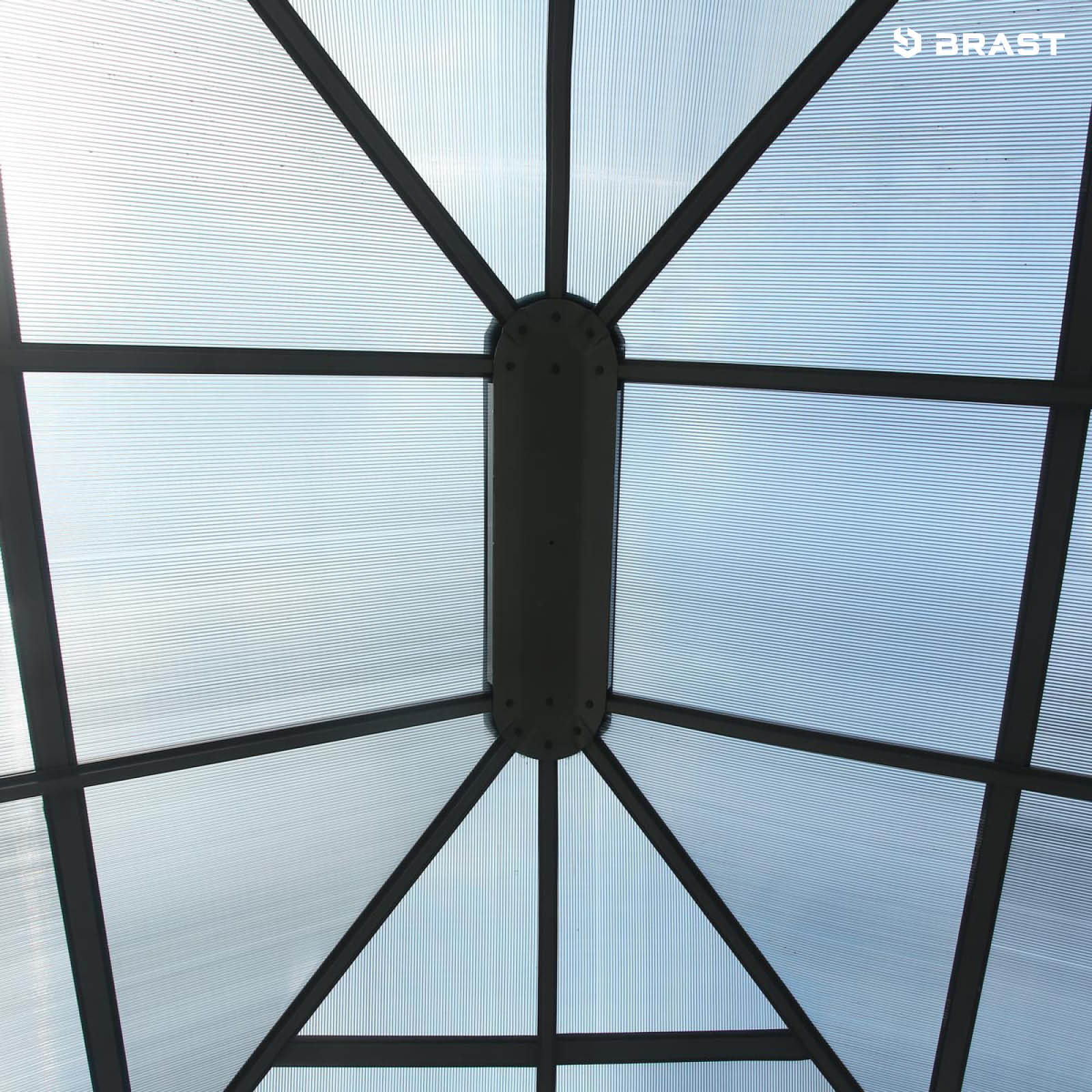 BRAST Alu-Pavillon SUMMERDREAM 3x4m beige inkl. LEDs