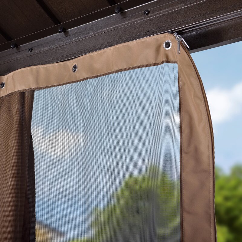 12 Ft. W x 14 Ft. D Metal Gazebo