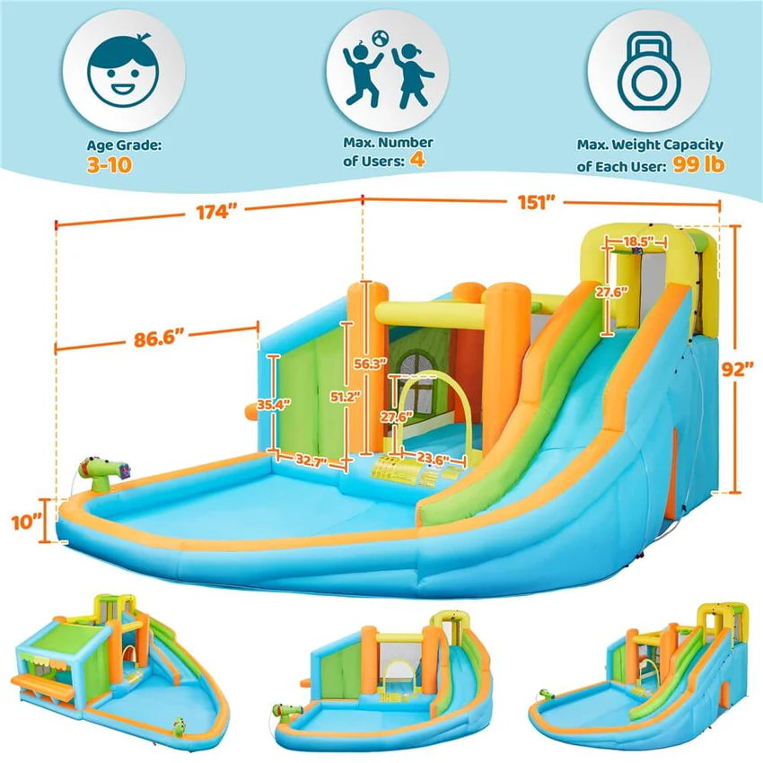 Yaheetech Inflatable Bounce House