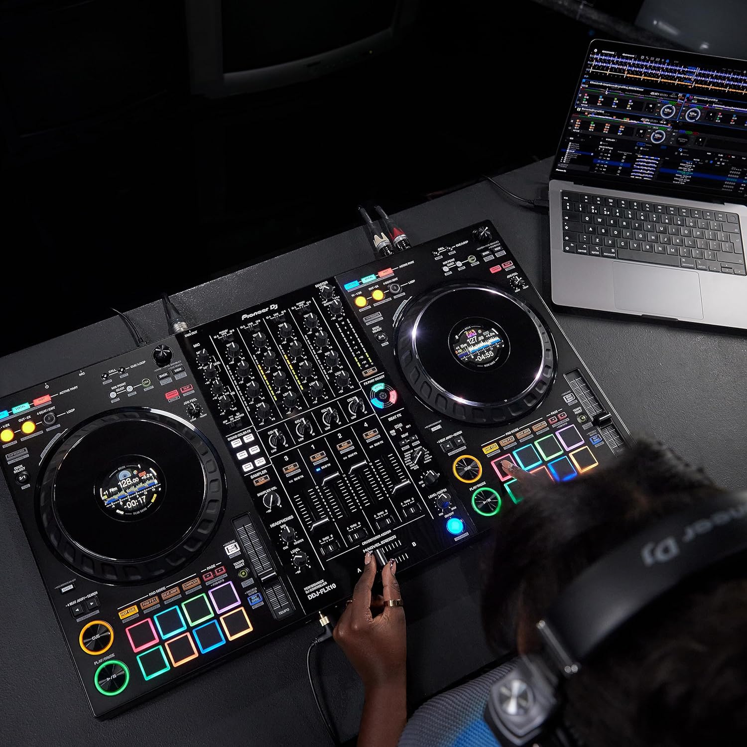 Pioneer DJ DDJ-FLX10 4-deck DJ Controller - Black