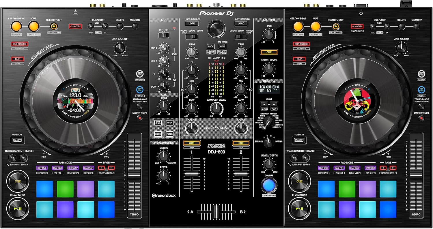 Pioneer DJ DDJ-800 2-Deck Rekordbox DJ Controller