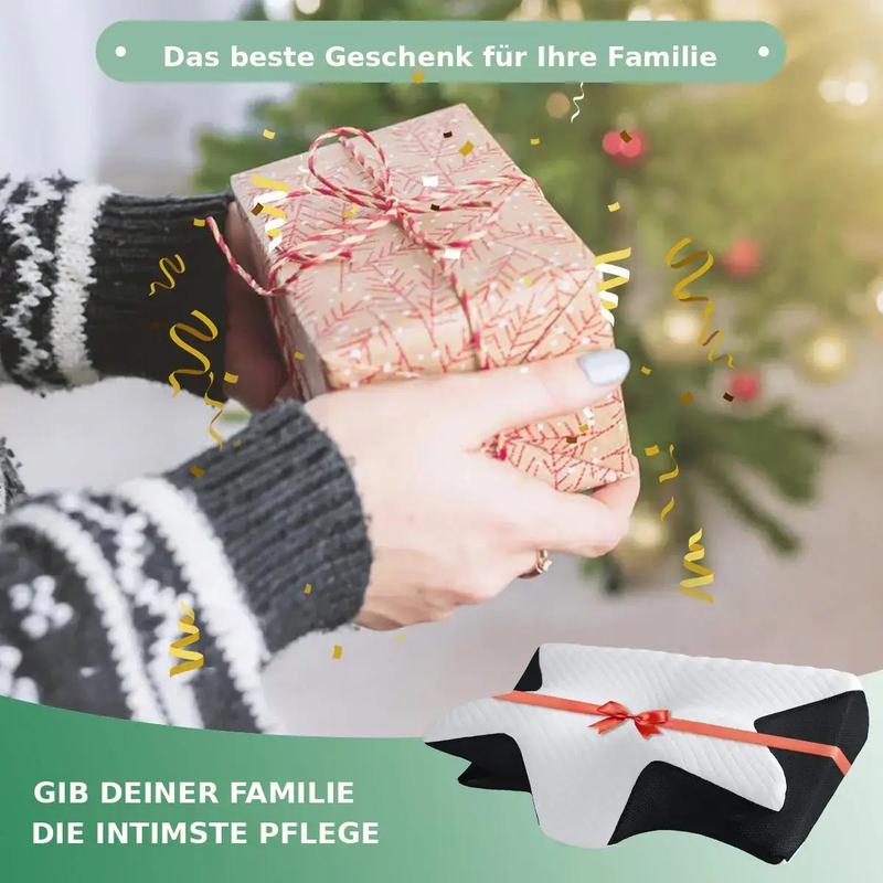 Memory Foam Nackenkissen, 1 Stück atmungsaktives Design Nackenkissen, bequemes & unterstützendes Nackenkissen, Schlafkissen für Seiten- & Rückenschläfer