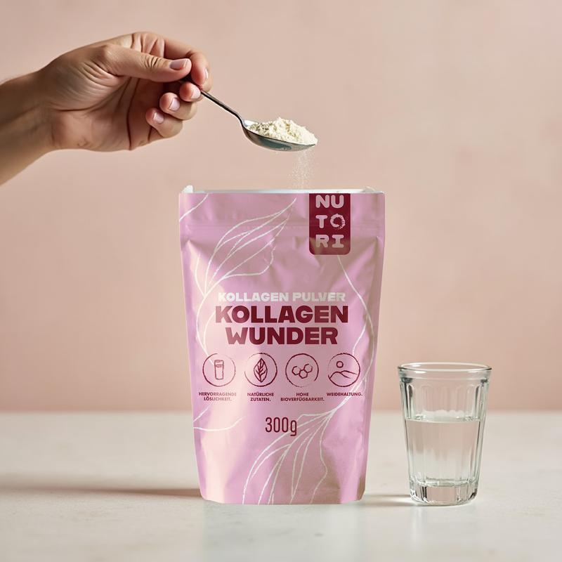 Nutori - Kollagen Pulver - Weidehaltung - Kollagen Hydrolysat Peptide - Made in Germany - laborgeprüft