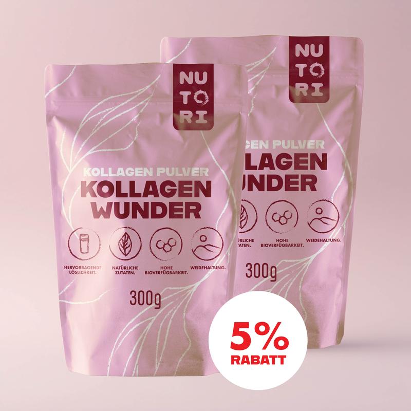 Nutori - Kollagen Pulver - Weidehaltung - Kollagen Hydrolysat Peptide - Made in Germany - laborgeprüft