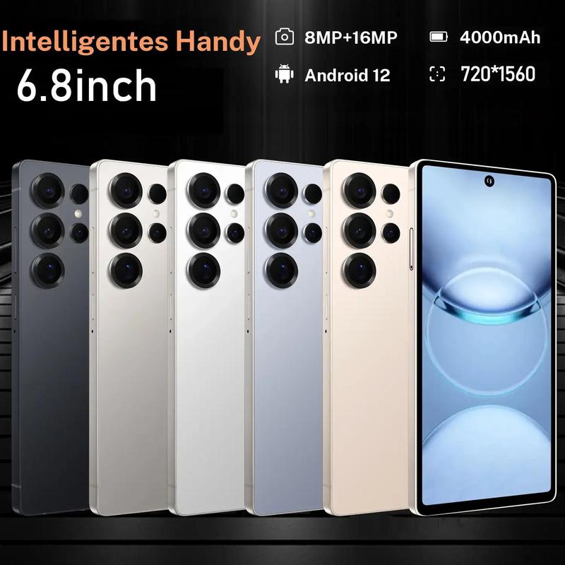 FUFFI 6,8 Zoll Smartphone, 4G Netzwerk Unlocked Telefon mit Stift, Android 12.0 Version Telefon mit 4G RAM, 8+16MP Pixel-Telefon, Dual Card Telefon