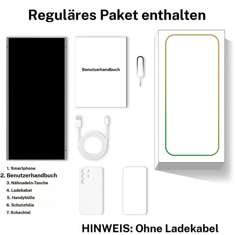 FUFFI 6,8 Zoll Smartphone, 4G Netzwerk Unlocked Telefon mit Stift, Android 12.0 Version Telefon mit 4G RAM, 8+16MP Pixel-Telefon, Dual Card Telefon