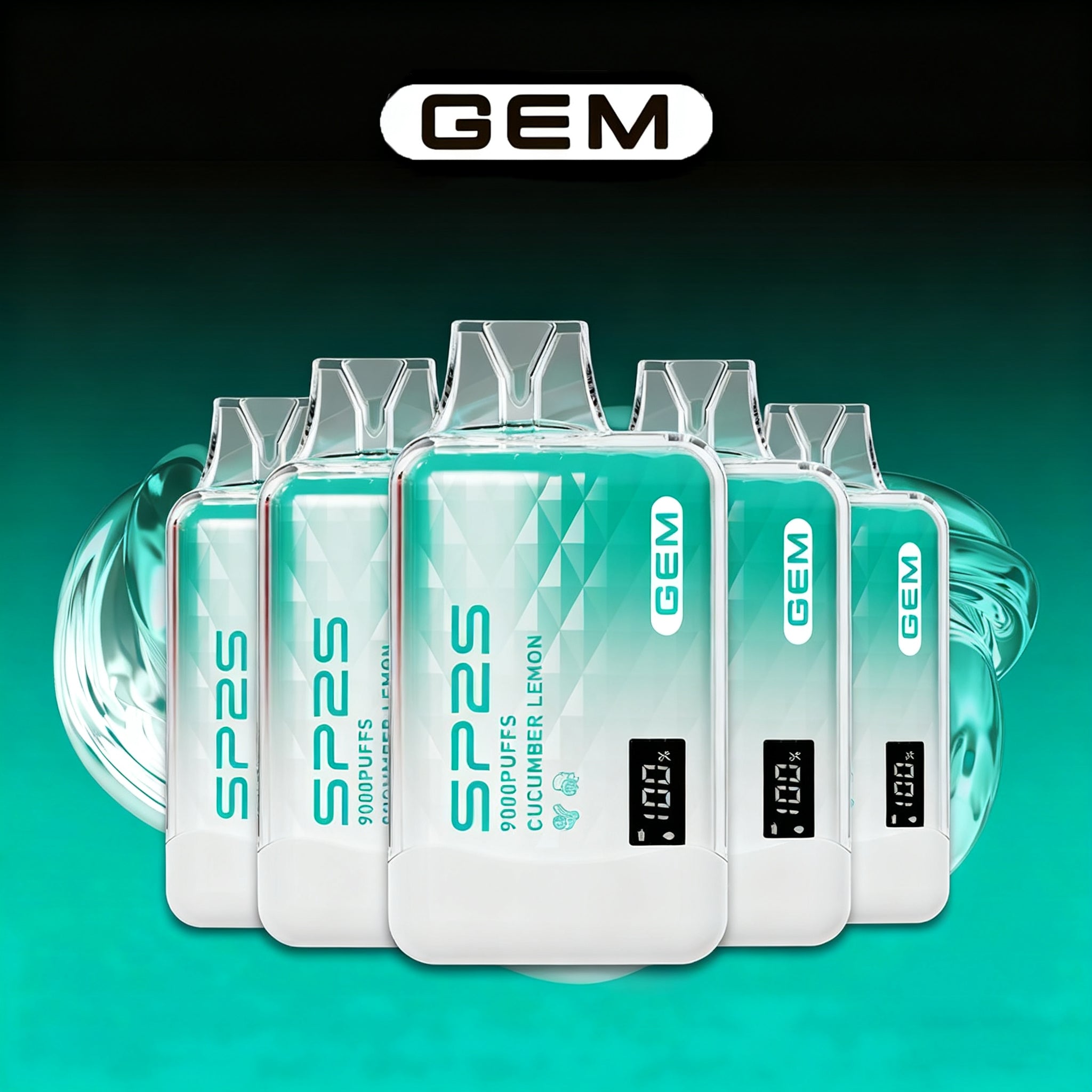 SP2S GEM 9000 puffs 5pcs