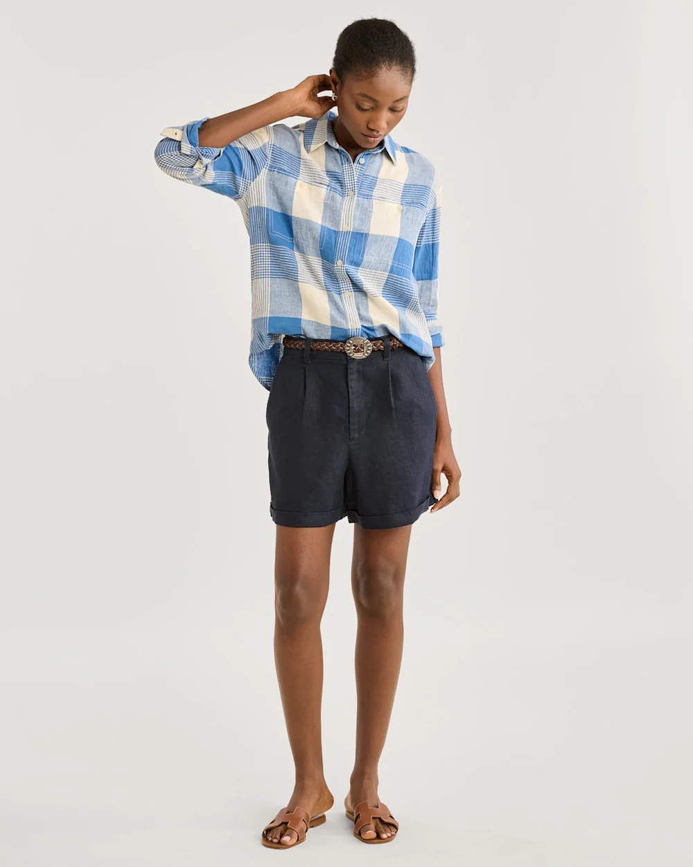WOMEN'S BIRCH BAY LINEN SHORTS