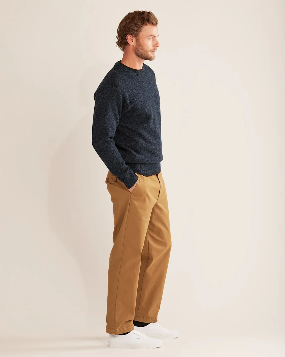 MEN'S SHETLAND COLLECTION SWEATER