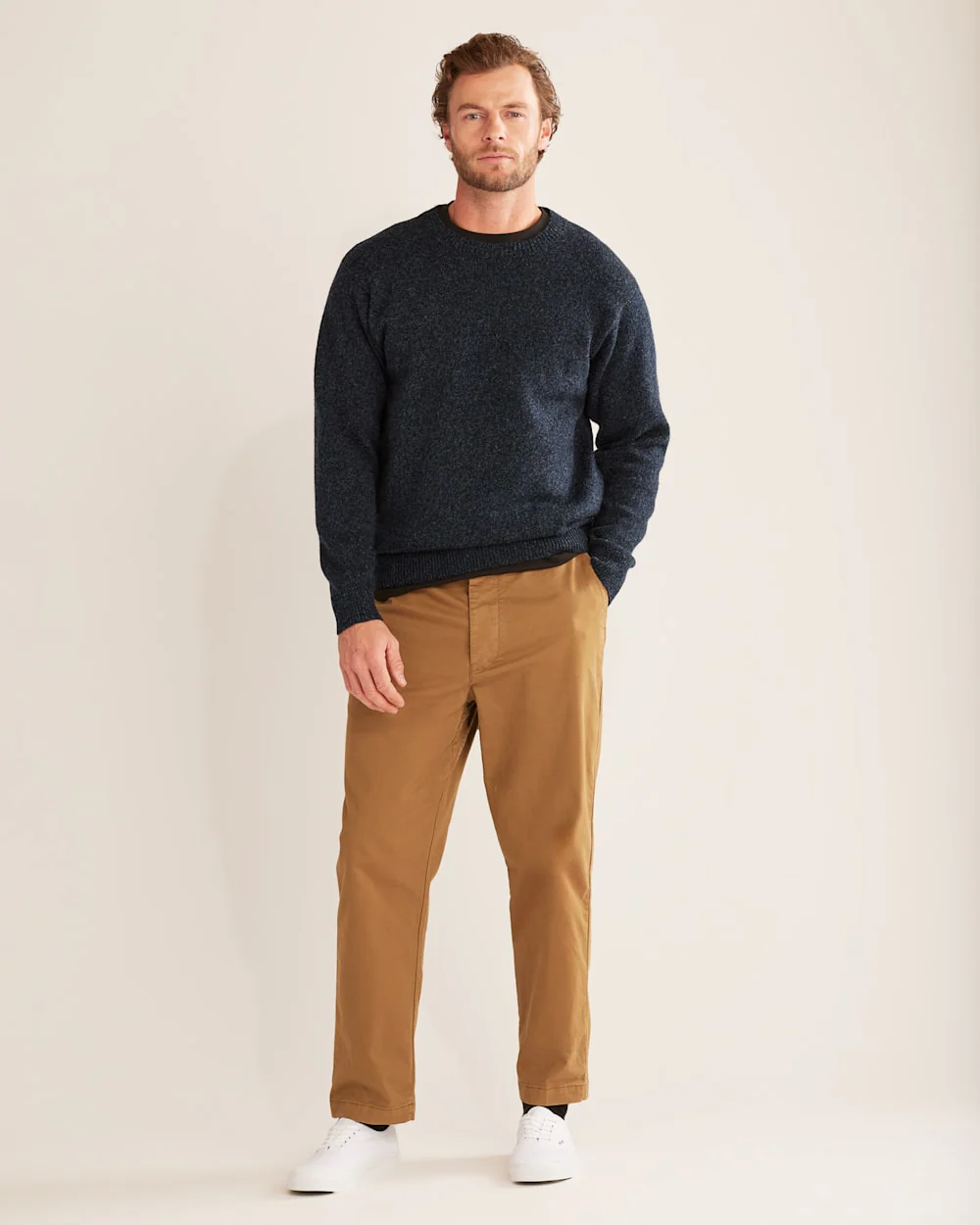 MEN'S SHETLAND COLLECTION SWEATER
