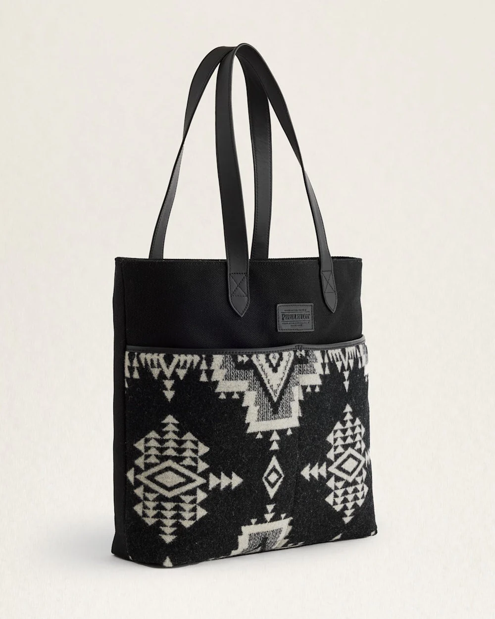 ROCK POINT WOOL/LEATHER MARKET TOTE