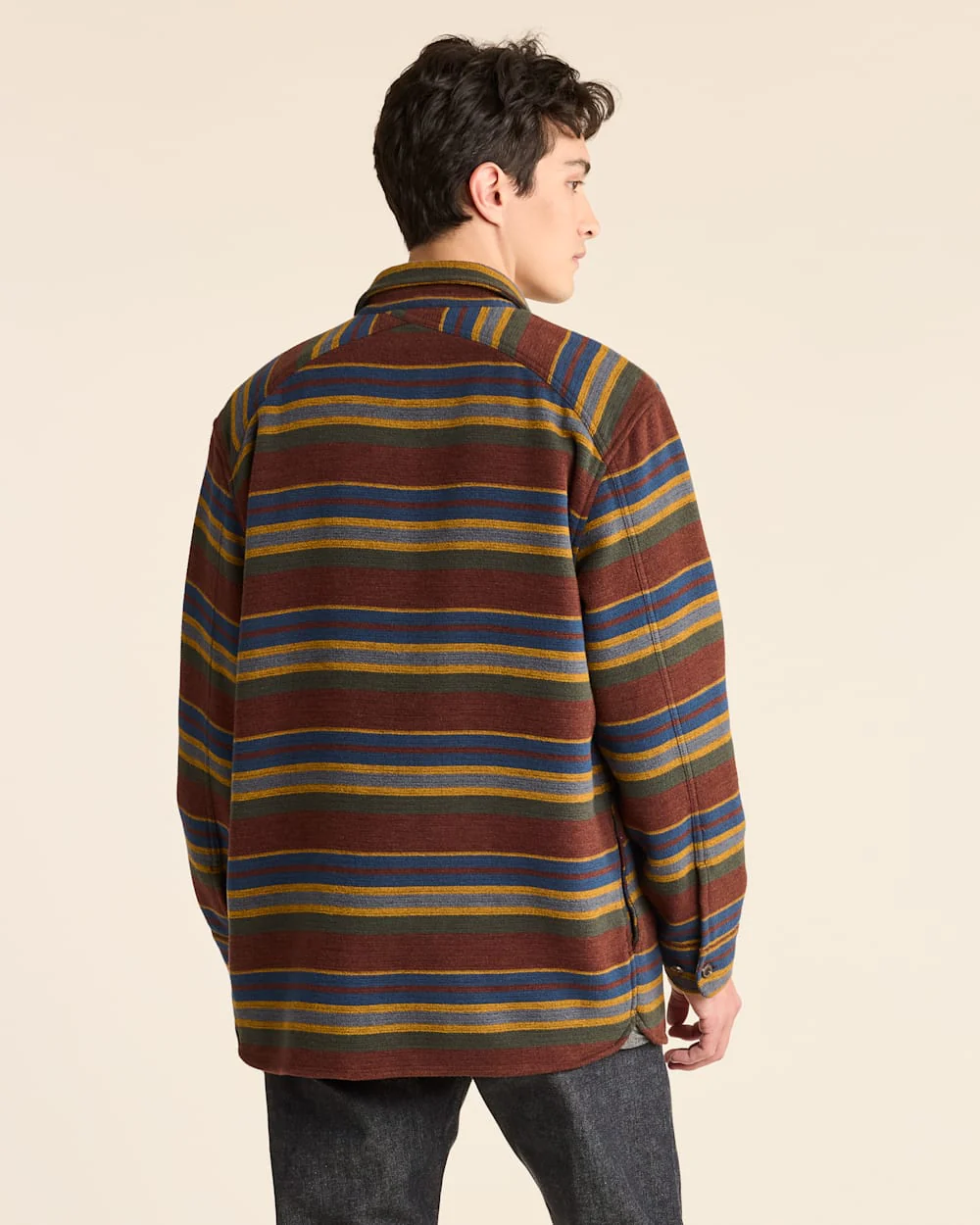 MEN'S DOUBLESOFT STRIPED DRIFTWOOD SHIRT