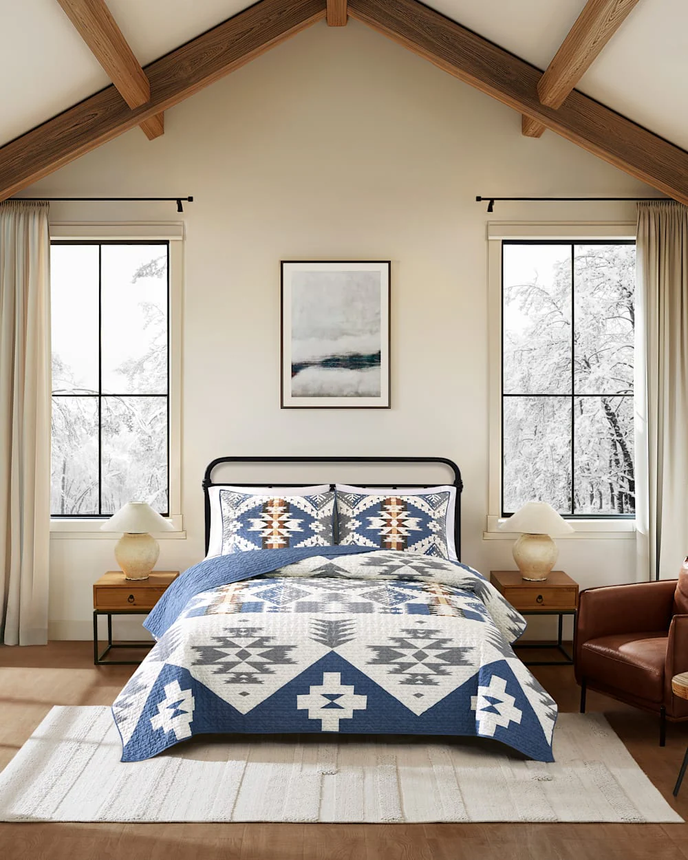 SILVER BARK COVERLET SET