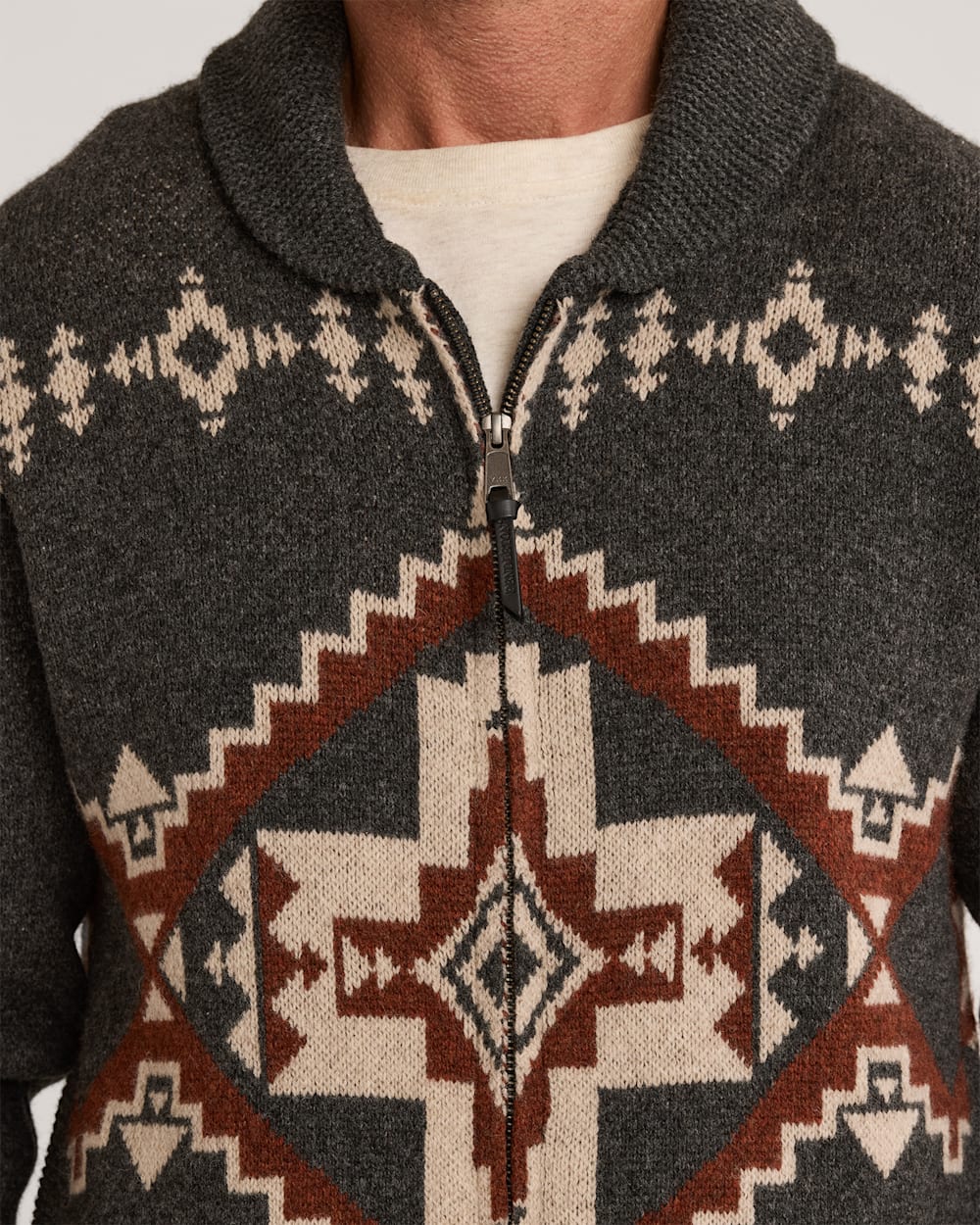 MEN'S FOUR CORNERS LAMBSWOOL CARDIGAN