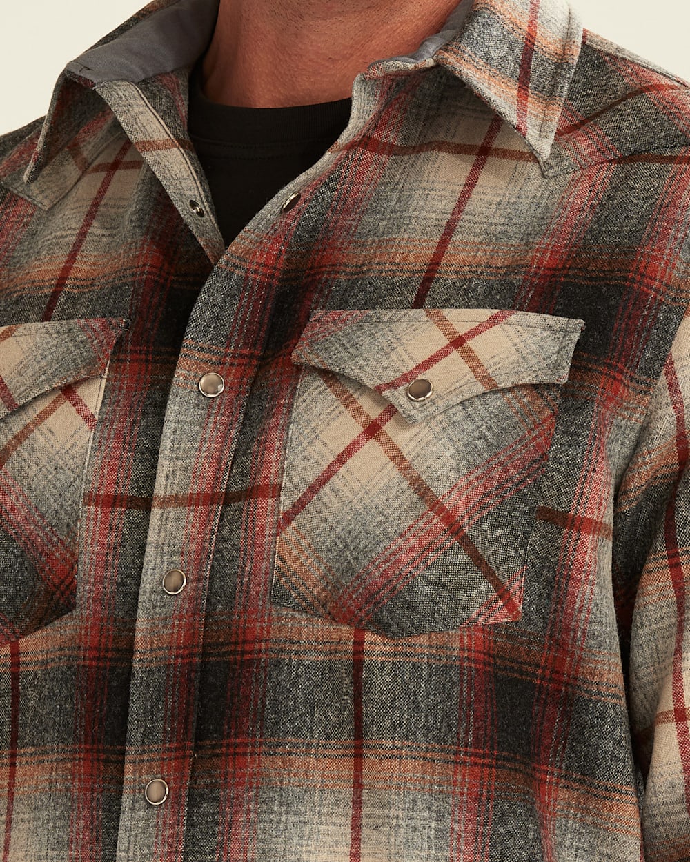 MEN'S PLAID SNAP-FRONT WESTERN CANYON SHIRT