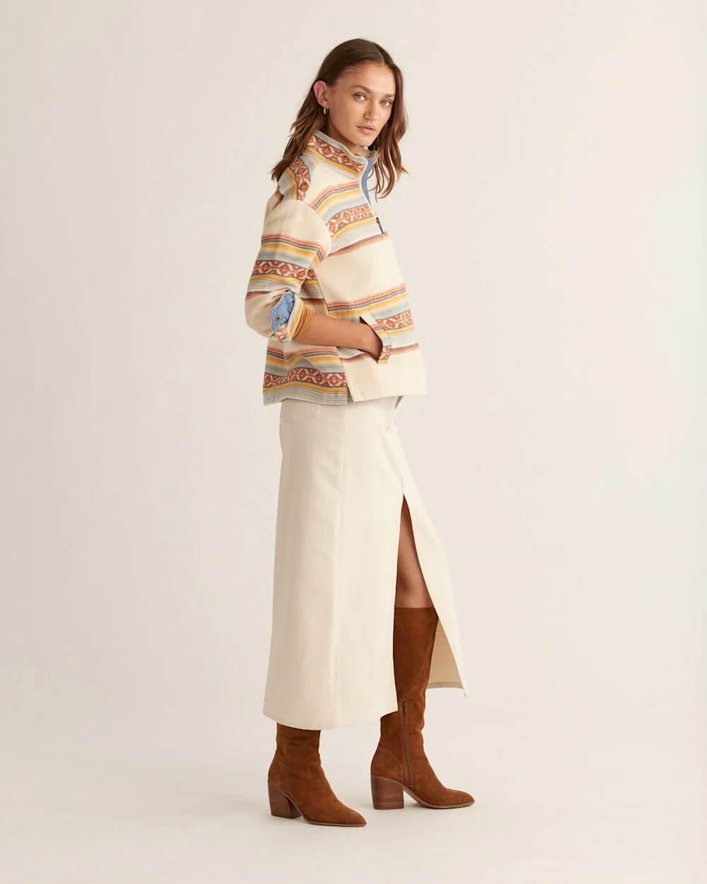 WOMEN'S DOUBLESOFT HALF-ZIP PULLOVER
