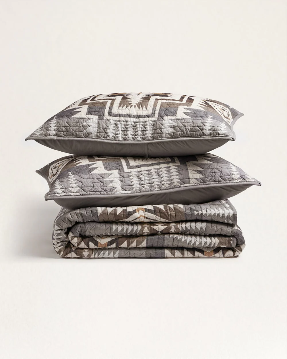 HARDING STAR PRINTED COVERLET SET