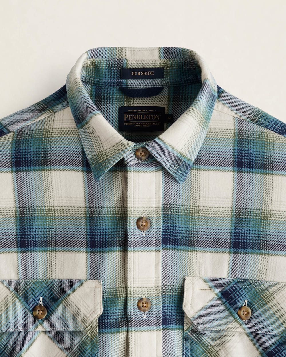 MEN'S PLAID BURNSIDE DOUBLEBRUSHED FLANNEL SHIRT