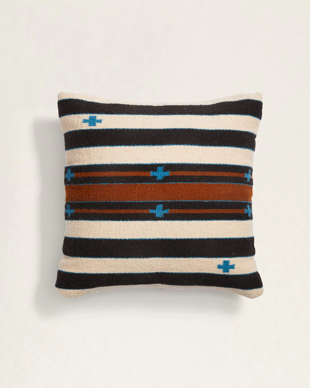 TURQUOISE CROSSES SQUARE PILLOW