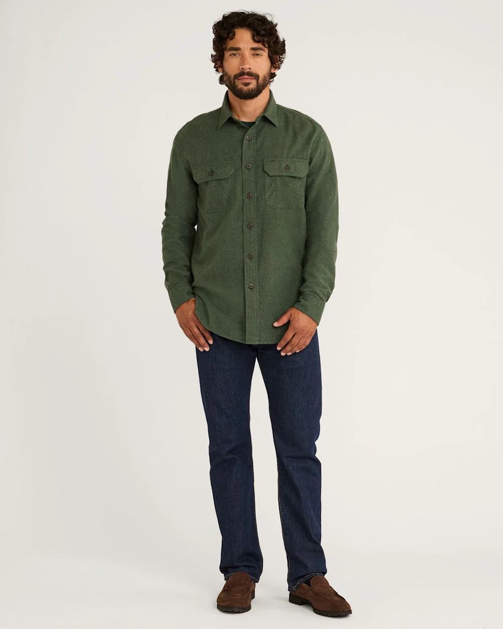 MEN'S BURNSIDE DOUBLEBRUSHED FLANNEL SHIRT