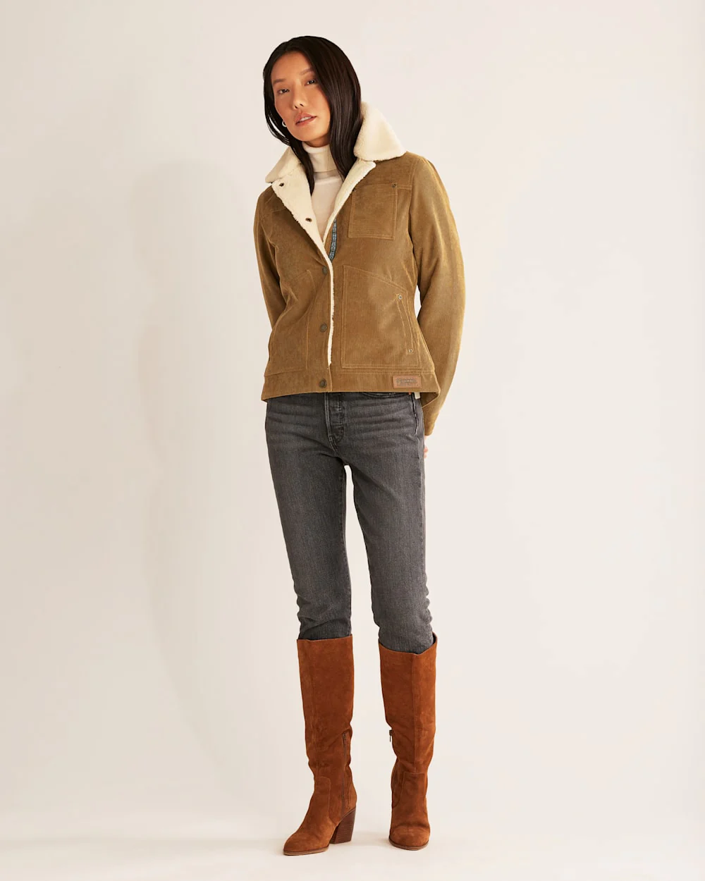 WOMEN'S WIND RIVER CORDUROY TRUCKER JACKET