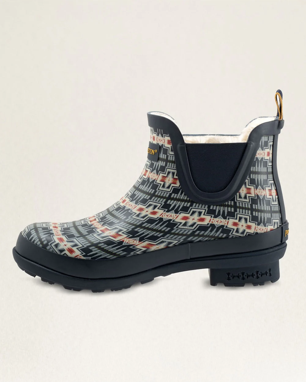 WOMEN'S FAUX FUR CHELSEA RAIN BOOTS