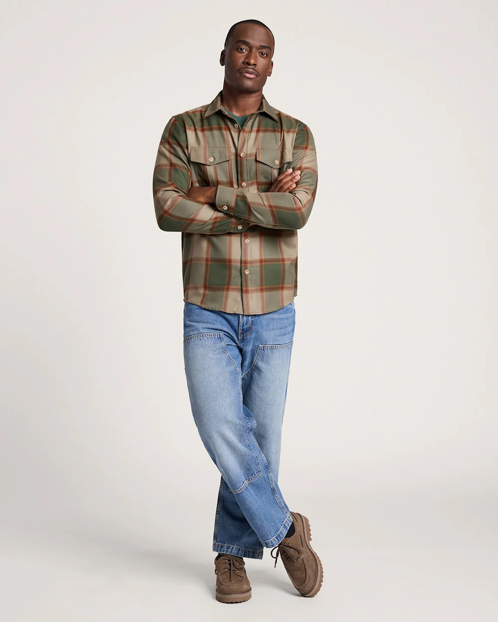 MEN'S PLAID HARRISON MERINO SHIRT