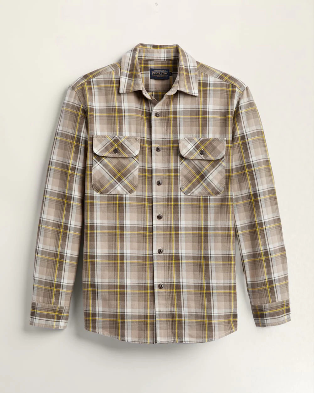 MEN'S PLAID BEACH SHACK COTTON SHIRT