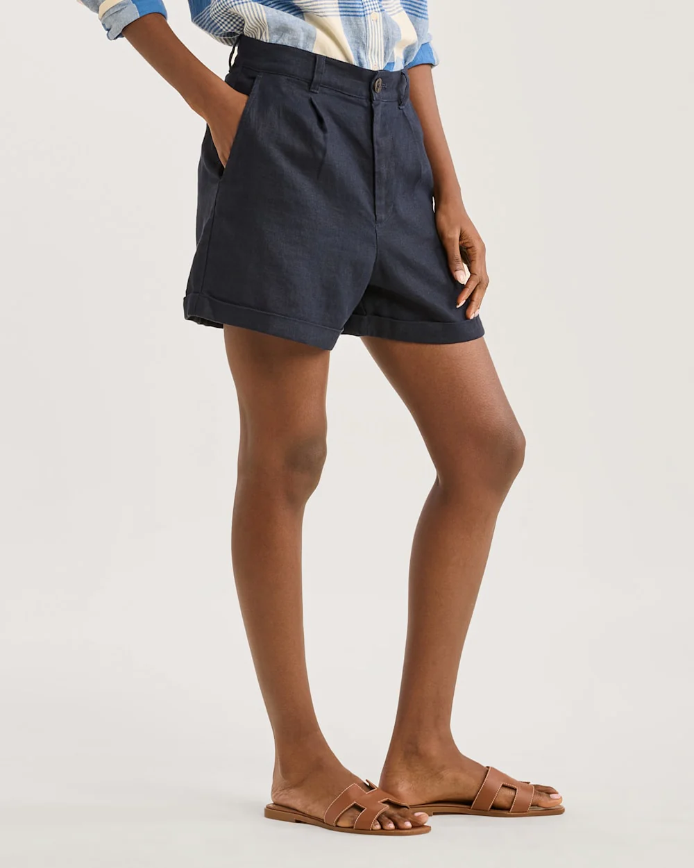 WOMEN'S BIRCH BAY LINEN SHORTS