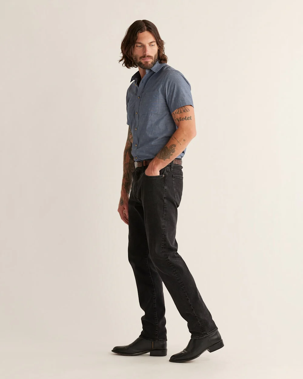 MEN'S COLFAX DIAMOND DOBBY COTTON SHIRT