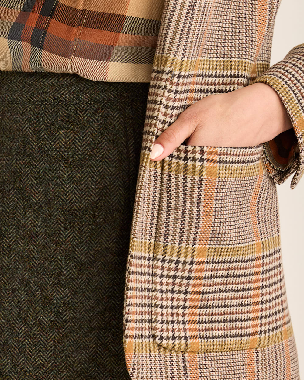 WOMEN'S DAVIS GLEN PLAID WOOL BLAZER