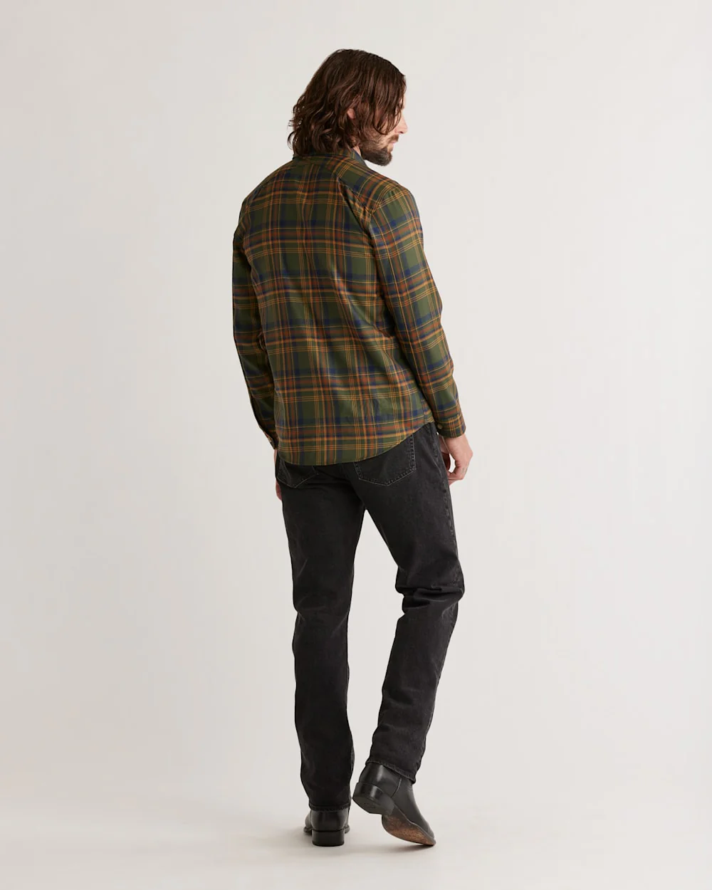 MEN'S PLAID HARRISON MERINO SHIRT