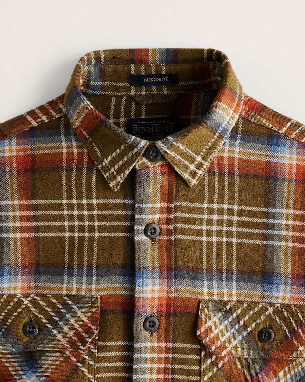 MEN'S PLAID BURNSIDE DOUBLEBRUSHED FLANNEL SHIRT