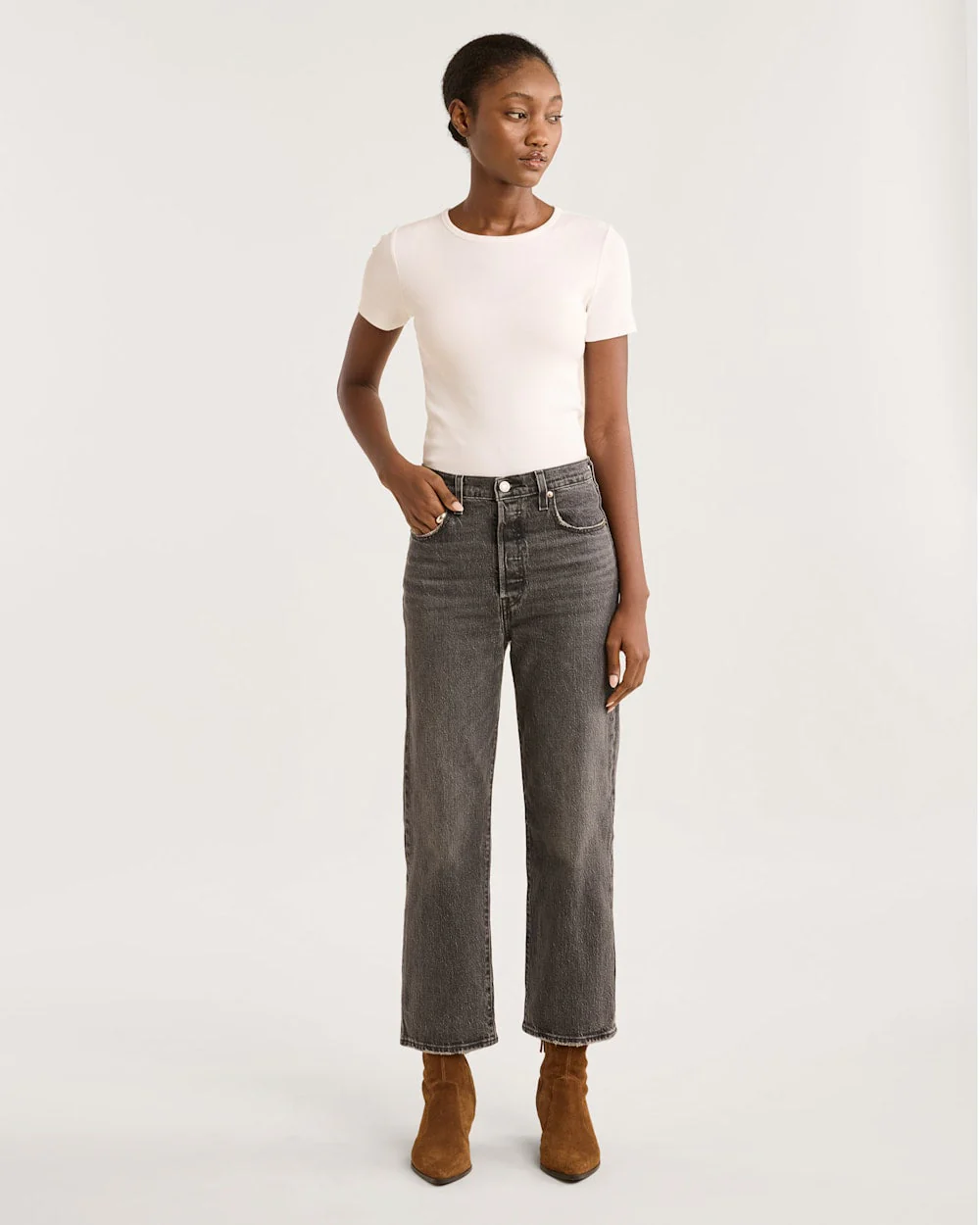 WOMEN'S LEVI'S RIBCAGE STRAIGHT ANKLE JEANS