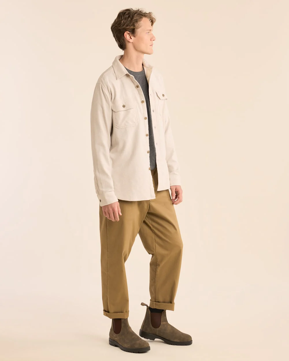 MEN'S BURNSIDE DOUBLEBRUSHED FLANNEL SHIRT