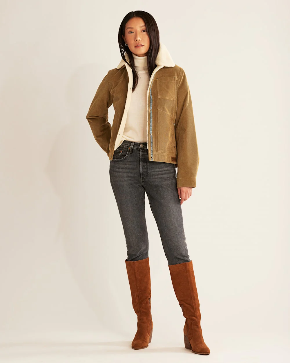 WOMEN'S WIND RIVER CORDUROY TRUCKER JACKET