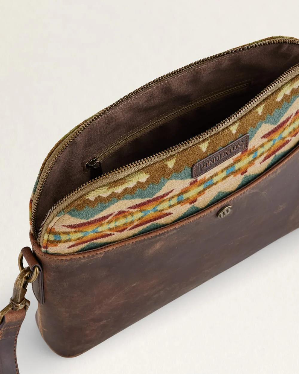 SOLSTICE CANYON WOOL/LEATHER CROSSBODY