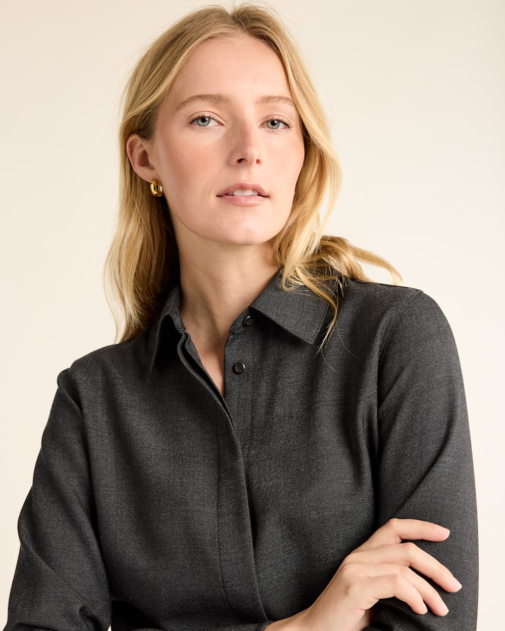WOMEN'S WORSTED WOOL SHIRT