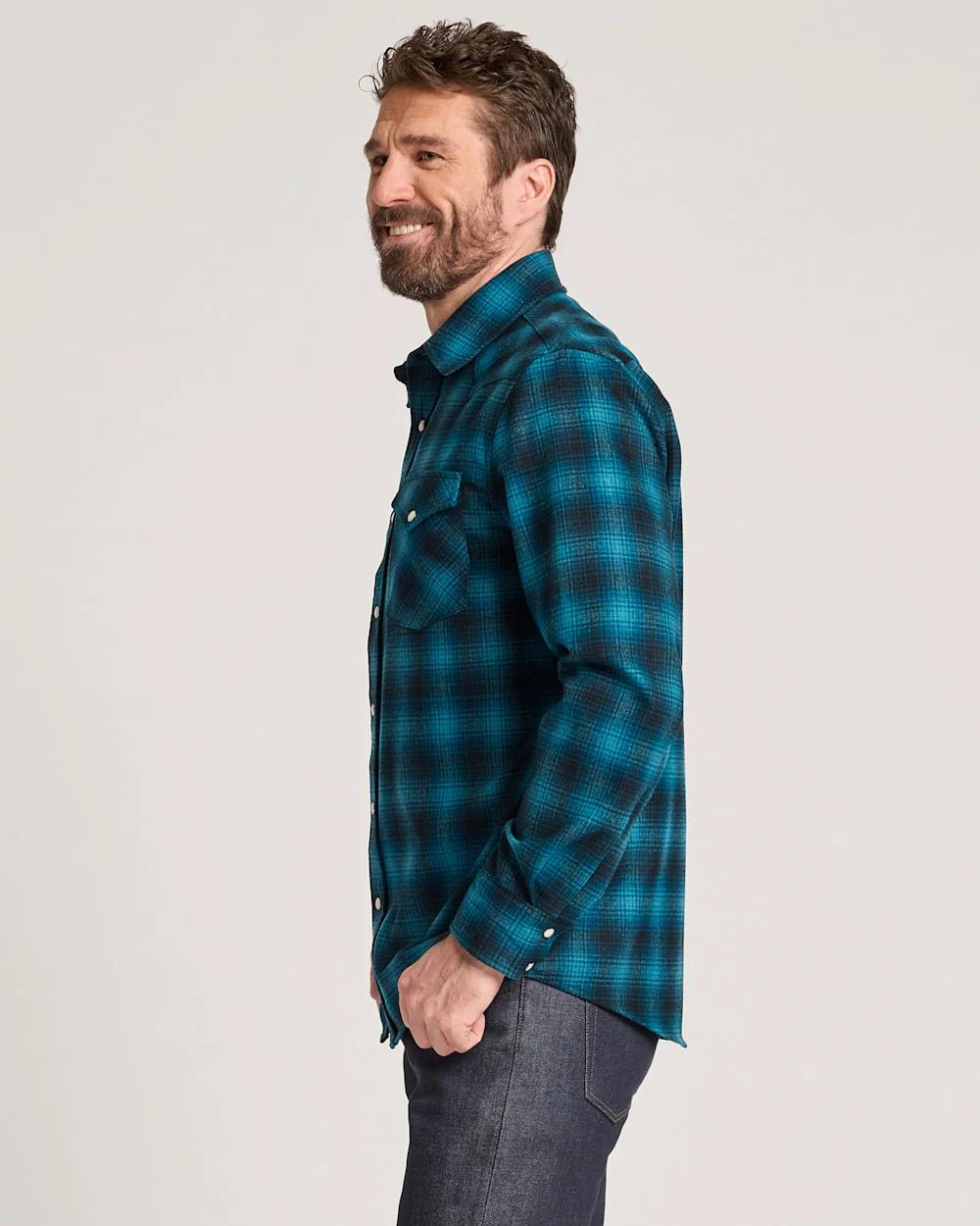 MEN'S PLAID SNAP-FRONT WESTERN CANYON SHIRT