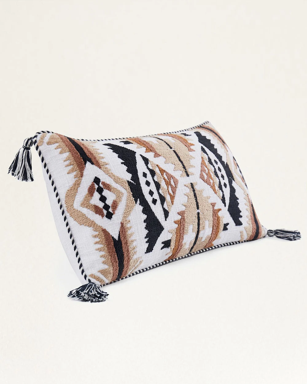NEHALEM EMBROIDERED LUMBAR PILLOW