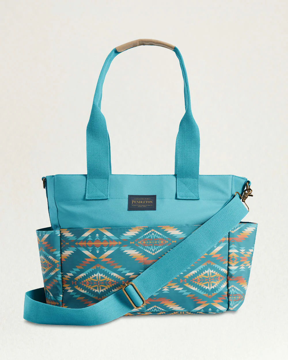 SUMMERLAND BRIGHT CANOPY CANVAS SUPER TOTE