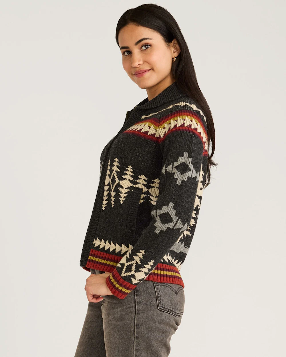 WOMEN'S ALPINE LAMBSWOOL ZIP CARDIGAN