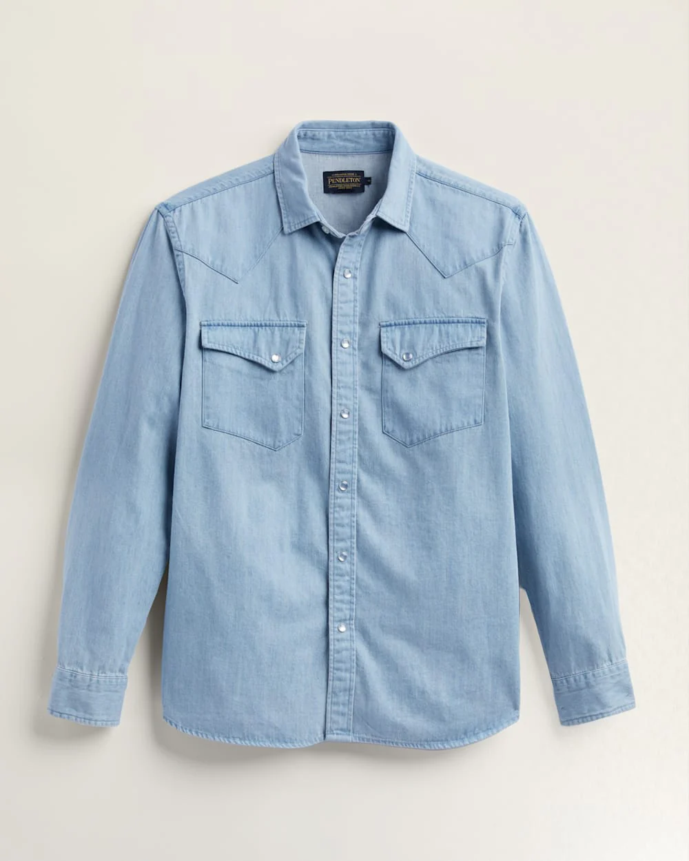 MEN'S WYATT SNAP-FRONT DENIM SHIRT