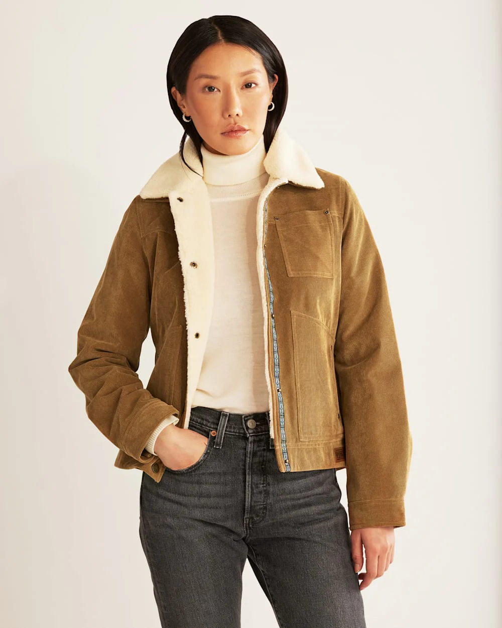 WOMEN'S WIND RIVER CORDUROY TRUCKER JACKET