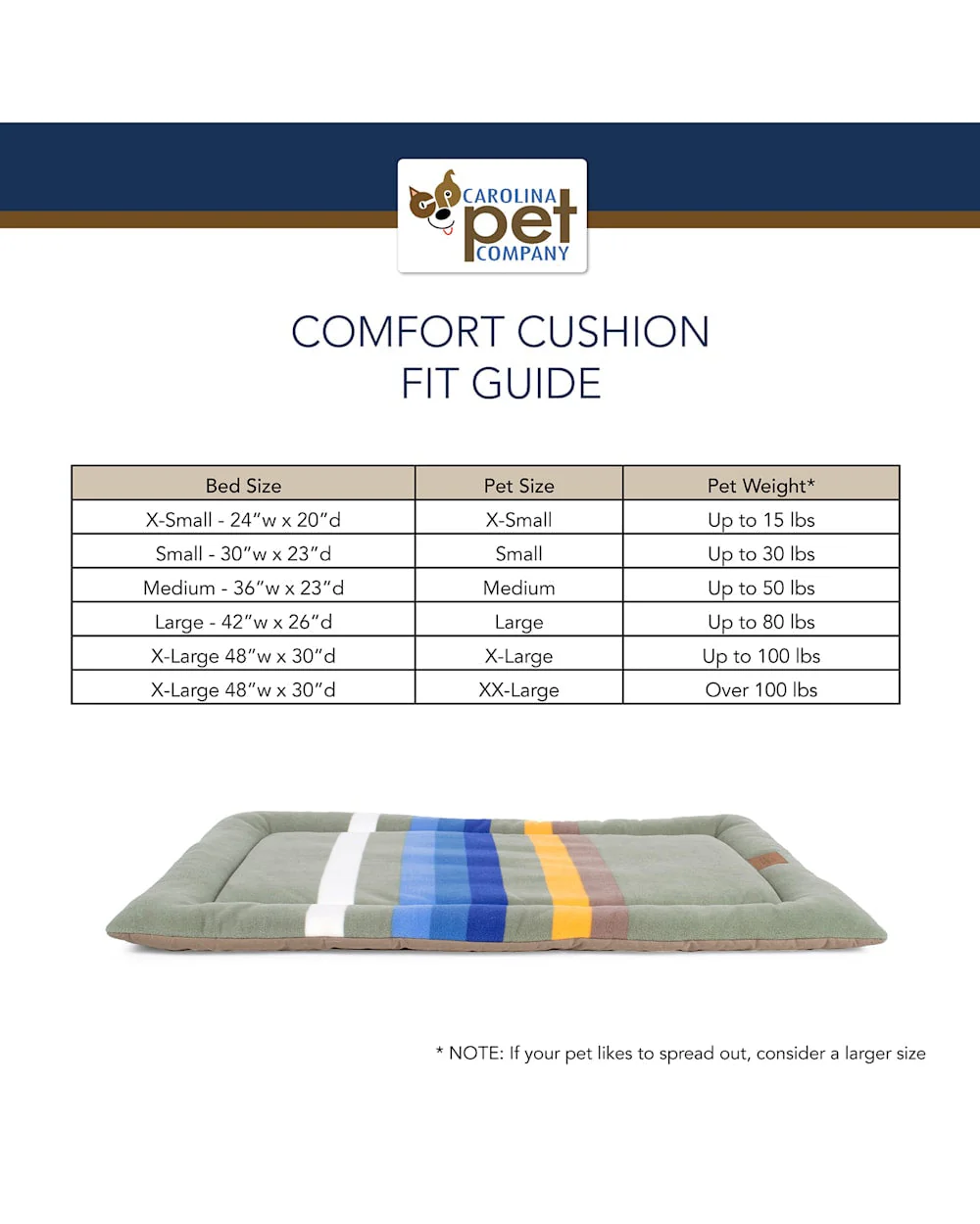 GLACIER NATIONAL PARK DOG COMFORT CUSHION