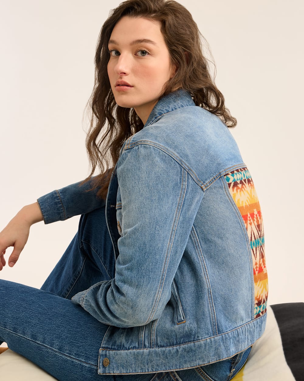 WOMEN'S PASCO DENIM/WOOL JEAN JACKET